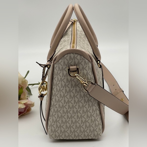 Michael Kors Carine Logo Large Satchel - Picture 7 of 16